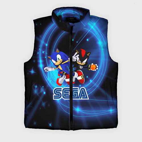 Мужской жилет Sonic SEGA / 3D-Черный – фото 1