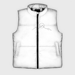 Мужской жилет Минимализм силуэт горы