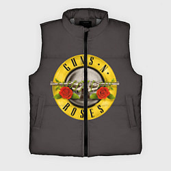 Мужской жилет Guns n Roses, цвет: 3D-светло-серый