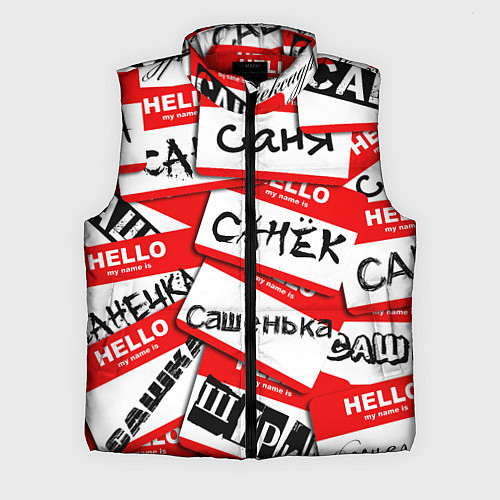 Мужской жилет Hello, my name is / 3D-Красный – фото 1