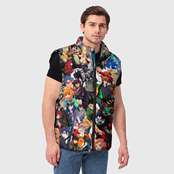 Мужской жилет Аниме персонажи, цвет: 3D-черный — фото 2