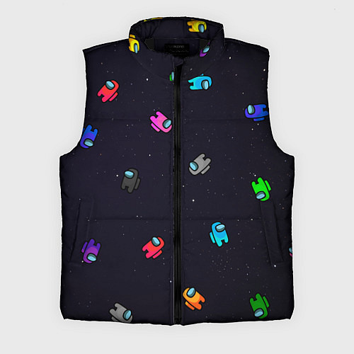 Мужской жилет Among Us / 3D-Черный – фото 1