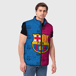 Мужской жилет FC BARCELONA, цвет: 3D-черный — фото 2