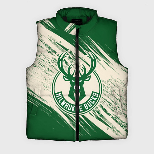 Мужской жилет Милуоки Бакс / 3D-Черный – фото 1