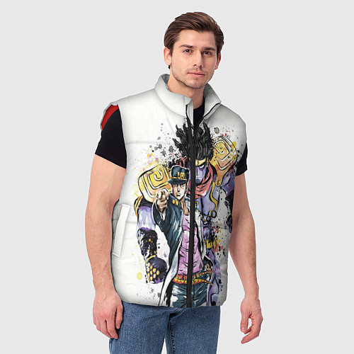Мужской жилет JOJO / 3D-Красный – фото 3