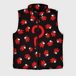 Мужской жилет Among us, Who?, цвет: 3D-черный