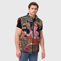 Мужской жилет BRING ME THE HORIZON ART, цвет: 3D-красный — фото 2