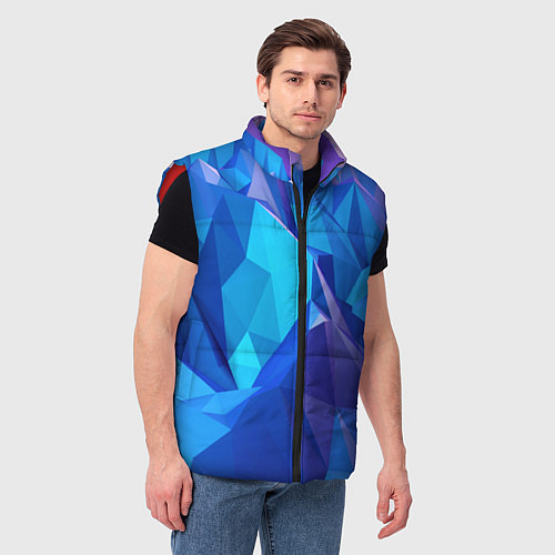 Мужской жилет NEON CRYSTALLS / 3D-Красный – фото 3