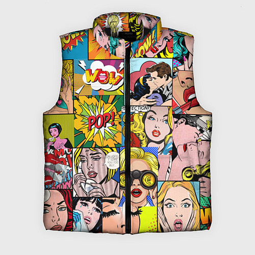 Мужской жилет Pop Art / 3D-Черный – фото 1
