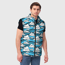 Мужской жилет КИМОНО ТАНДЖИРО, цвет: 3D-черный — фото 2