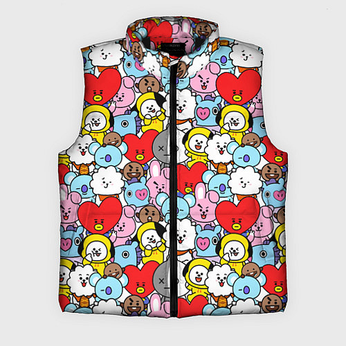 Мужской жилет BT21 BTS / 3D-Черный – фото 1