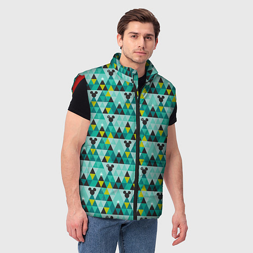 Мужской жилет Mickey pattern / 3D-Красный – фото 3