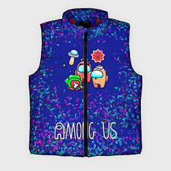 Мужской жилет Among Us Конфетти, цвет: 3D-красный