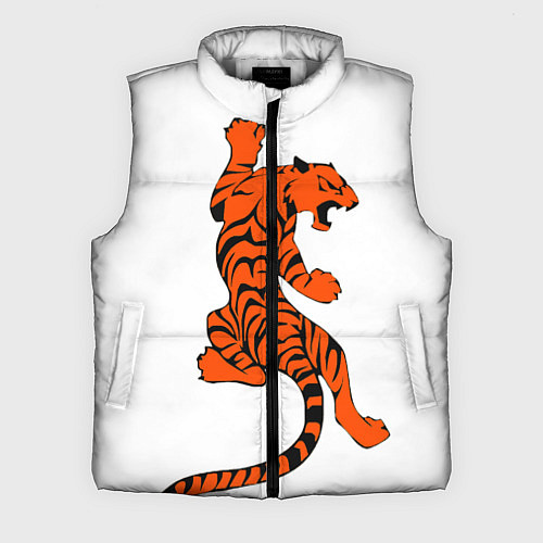 Мужской жилет Тигр / 3D-Светло-серый – фото 1