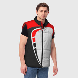 Мужской жилет Mercedes-Benz, цвет: 3D-красный — фото 2