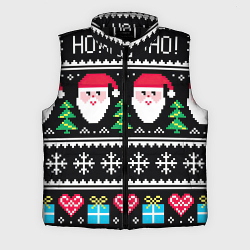 Мужской жилет Ho! Ho! Ho! / 3D-Черный – фото 1