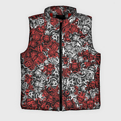 Мужской жилет Красные и Белые самураи, цвет: 3D-красный