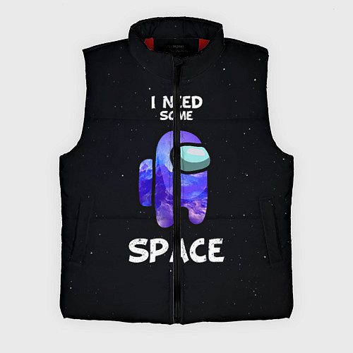 Мужской жилет Among Us / 3D-Красный – фото 1