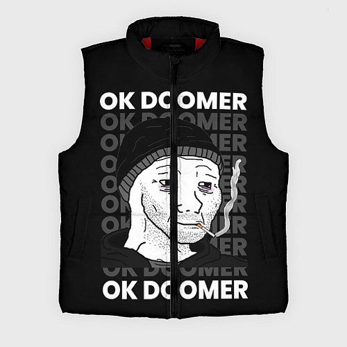 Мужской жилет OK DOOMER / 3D-Красный – фото 1