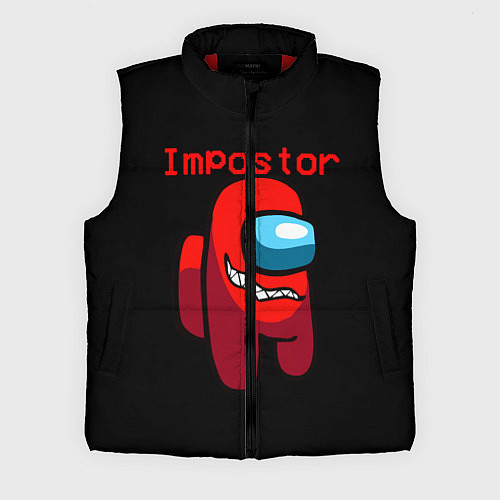 Мужской жилет AMONG US IMPOSTOR / 3D-Красный – фото 1