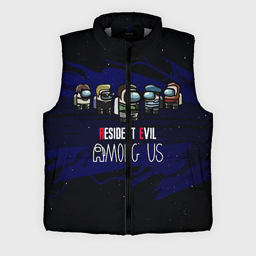 Мужской жилет Among Us x Resident Evil / 3D-Светло-серый – фото 1