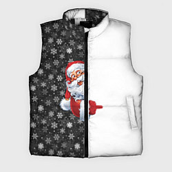 Мужской жилет Дедушка Мороз, цвет: 3D-черный