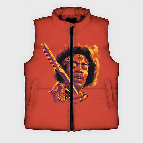 Мужской жилет Джимми Хендрикс / 3D-Черный – фото 1