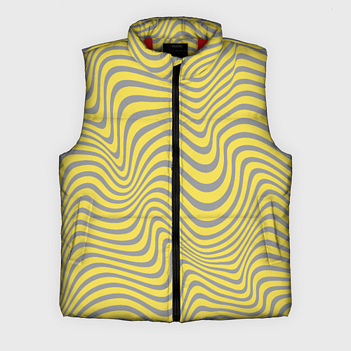 Мужской жилет Волны Года / 3D-Красный – фото 1