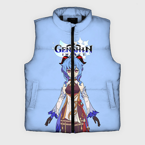 Мужской жилет Genshin impactГань Юй / 3D-Черный – фото 1