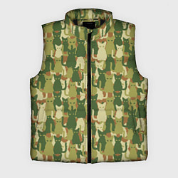 Мужской жилет Камуфляж из котов