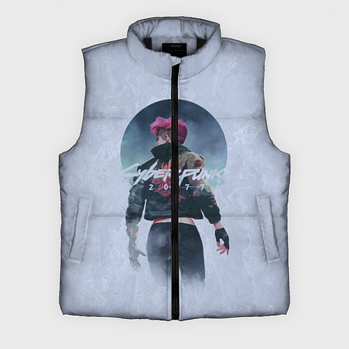 Мужской жилет Cyberpunk 2077 / 3D-Черный – фото 1