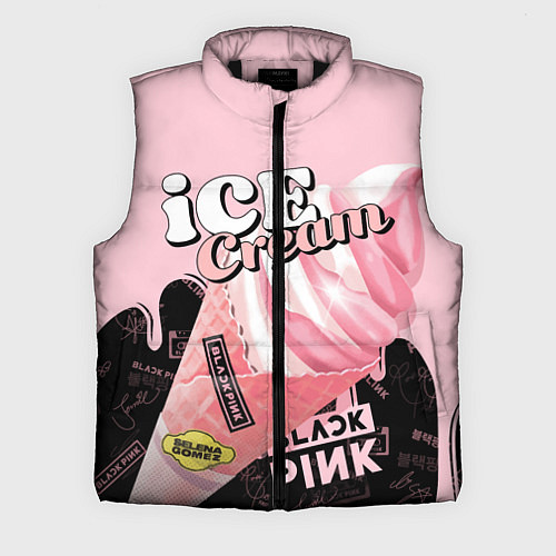 Мужской жилет BLACKPINK ICE CREAM / 3D-Черный – фото 1