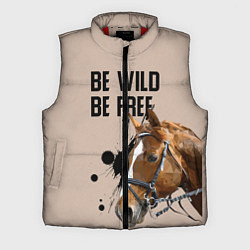 Мужской жилет Be wild be free, цвет: 3D-красный