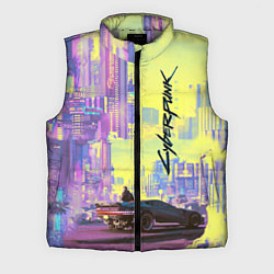 Мужской жилет Cyberpunk 2077, цвет: 3D-светло-серый