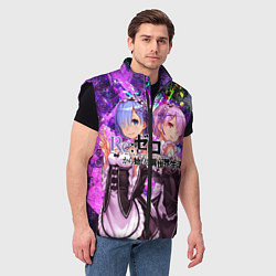 Мужской жилет Re:Zero Жизнь с нуля, цвет: 3D-черный — фото 2