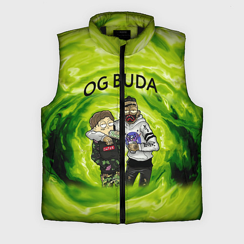 Мужской жилет Репер - OG Buda / 3D-Черный – фото 1