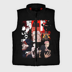 Мужской жилет Магическая битва коллаж, цвет: 3D-красный