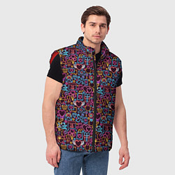 Мужской жилет 14 февраля, цвет: 3D-красный — фото 2
