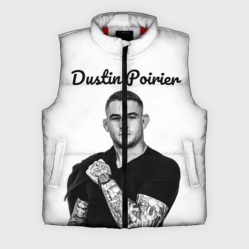 Мужской жилет Dustin Poirier / 3D-Красный – фото 1