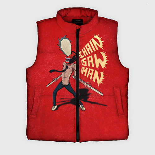 Мужской жилет Человек Бензопила / 3D-Красный – фото 1