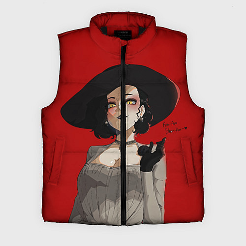 Мужской жилет Residen Evil Вампирша village / 3D-Черный – фото 1