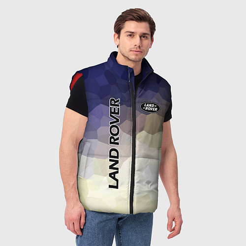 Мужской жилет LAND ROVER / 3D-Красный – фото 3