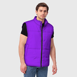 Мужской жилет Фиолетовый, цвет: 3D-черный — фото 2