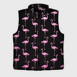 Мужской жилет Фламинго Чёрная, цвет: 3D-светло-серый