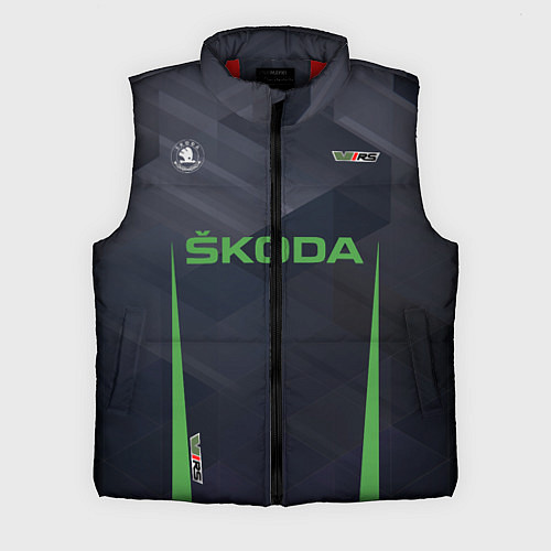Мужской жилет Skoda VRS Z / 3D-Красный – фото 1