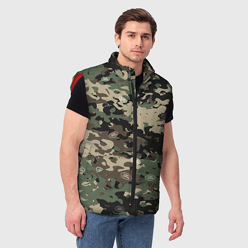 Мужской жилет Камуфляж Land Rover / 3D-Красный – фото 3