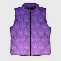 Мужской жилет Кошачьи Следы, цвет: 3D-черный