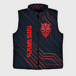 Мужской жилет CYBERPUNK 2077 samurai, цвет: 3D-черный