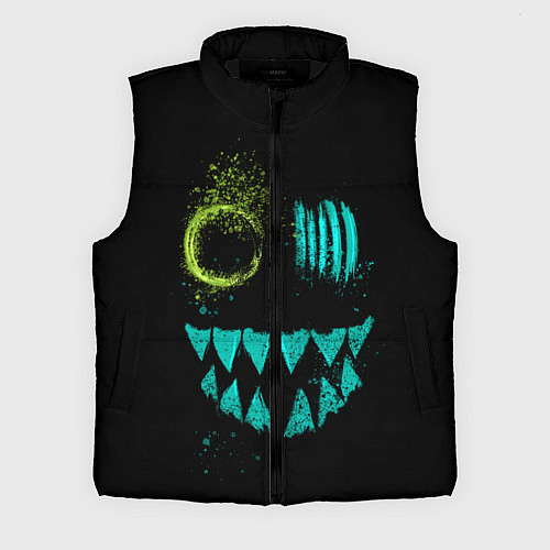 Мужской жилет Неоновый Монстр / 3D-Черный – фото 1