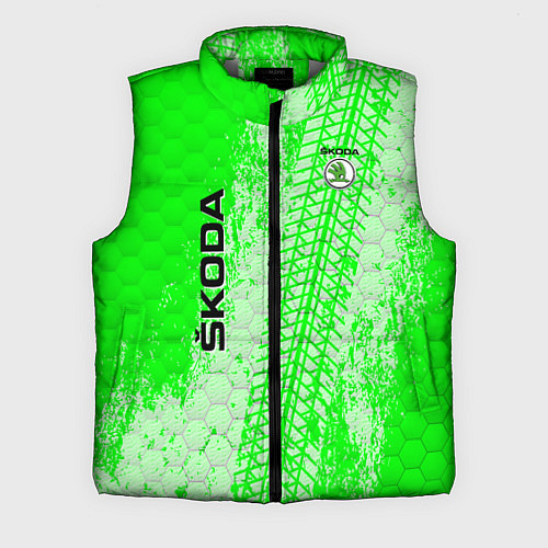 Мужской жилет SKODA / 3D-Светло-серый – фото 1